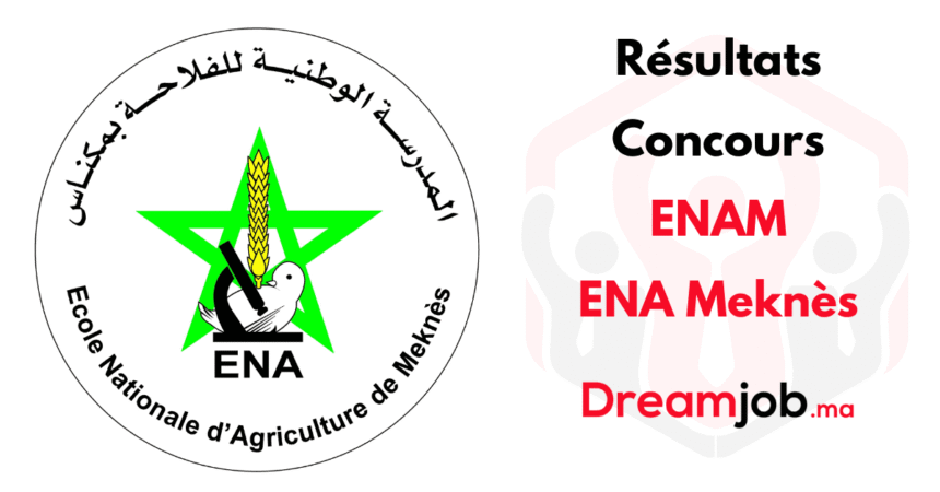 Résultats Concours ENAM ENA Meknès