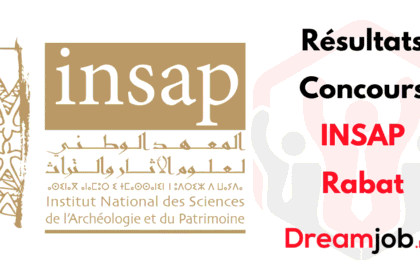 Résultats Concours INSAP Rabat