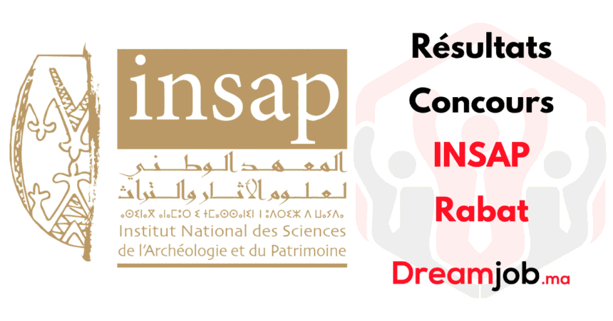 Résultats Concours INSAP Rabat