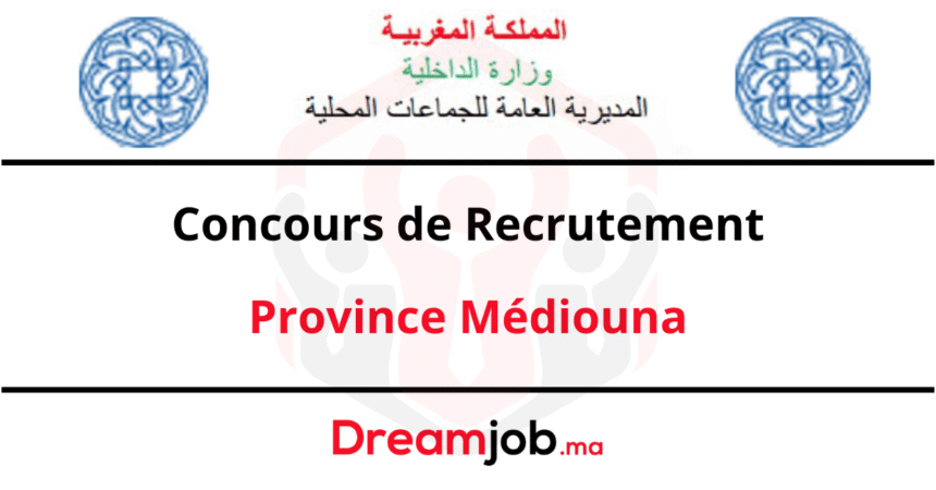 Concours Province Mediouna