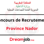 Concours Province Nador