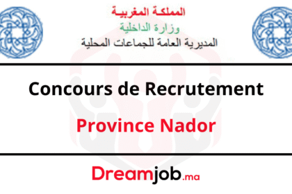 Concours Province Nador