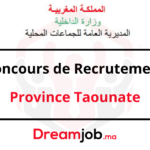 Concours Province Taounate