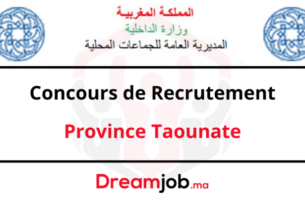 Concours Province Taounate