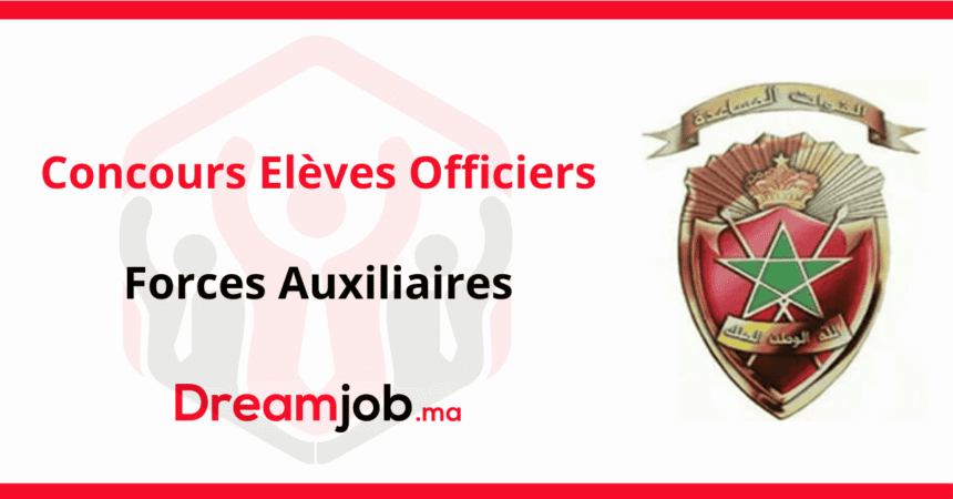 Concours Officiers Forces Auxiliaires