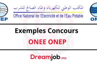 Exemples Concours ONEE ONEP